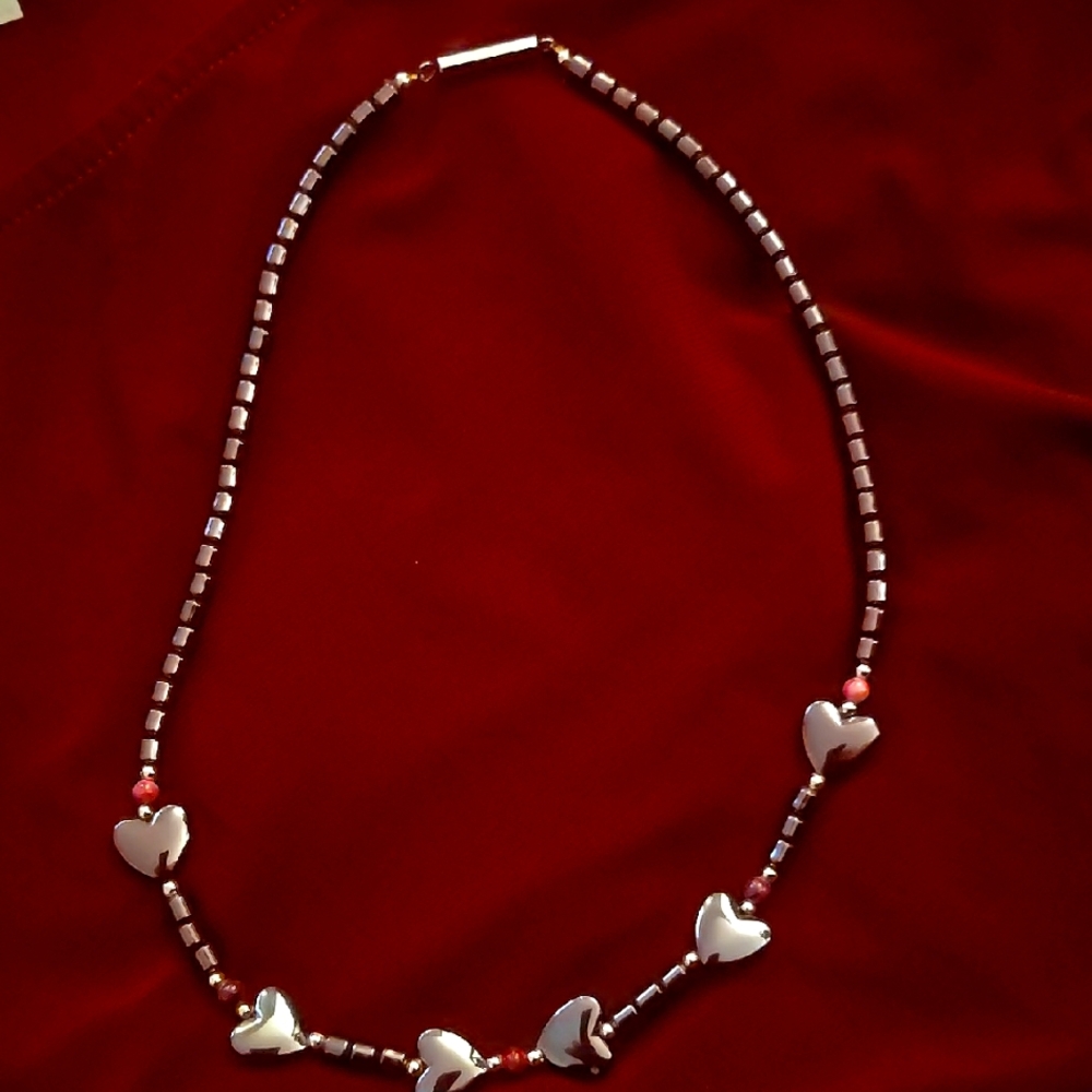 Heart Beaded Necklace